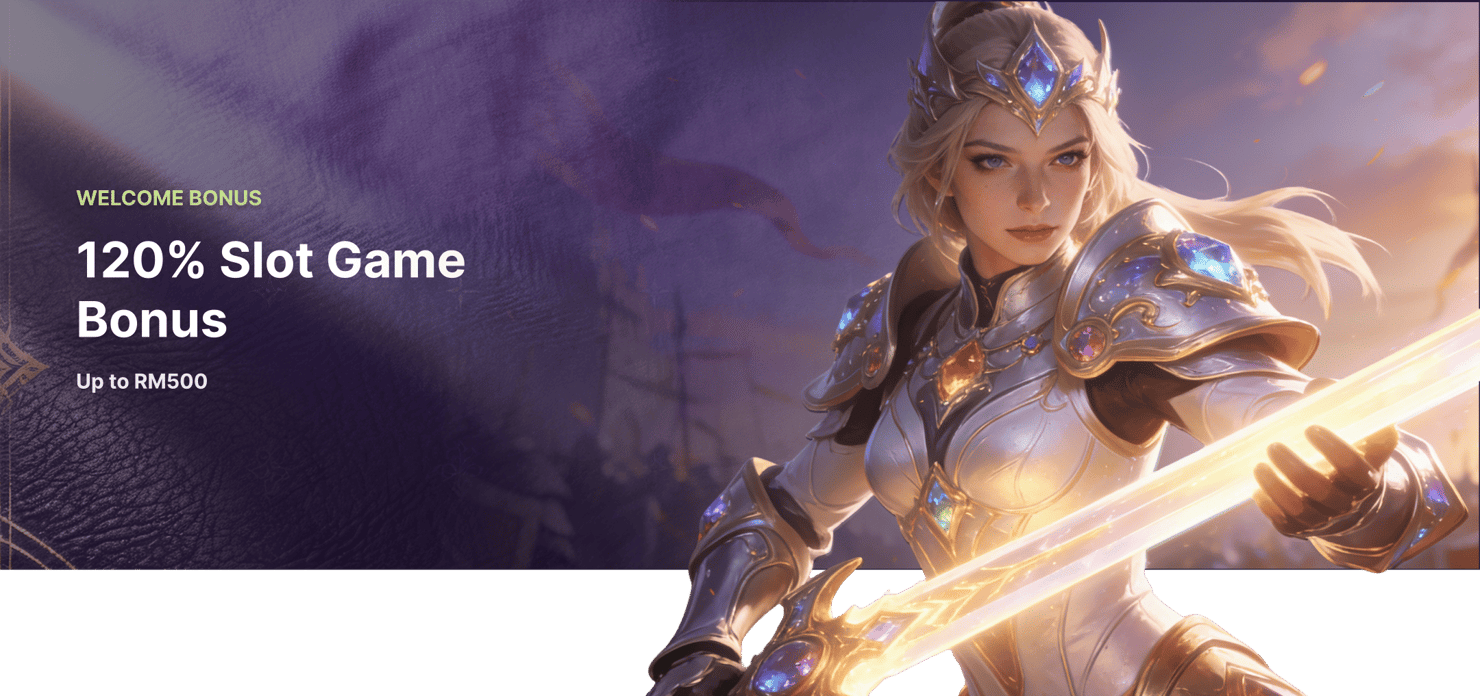 Welcome Bonus ( Slot Games – 120% Bonus )